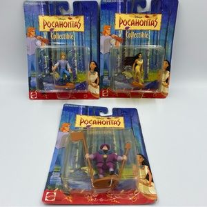 Vintage 1990’s Disney "Pocahontas" Set of 3 Figurines in original box.